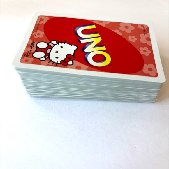 Hello Kitty Uno Card Game 2006 Collector's Edition Logo Case Sanrio Sababa Rare - Picture 7 of 14